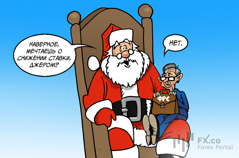 ФРС: эпоха низких ставок ушла со старым годом? В 2024 году будет непросто: у Санты попросим сил для экономического роста!