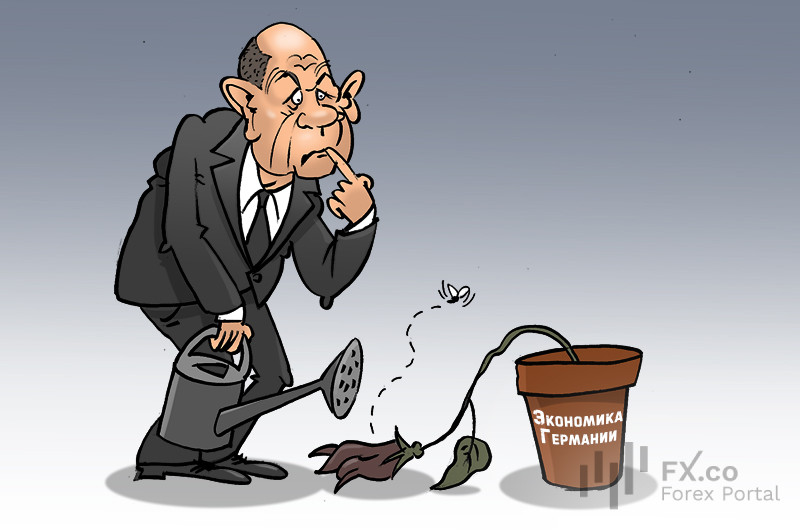 Экономика Германии вновь в печали: ее возможности упали! Как цветы, завяли!