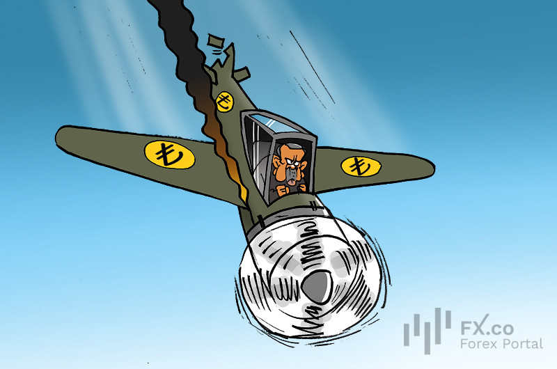 Лира, приготовься к дальнейшему падению! Самолет турецкой экономики идет на снижение!