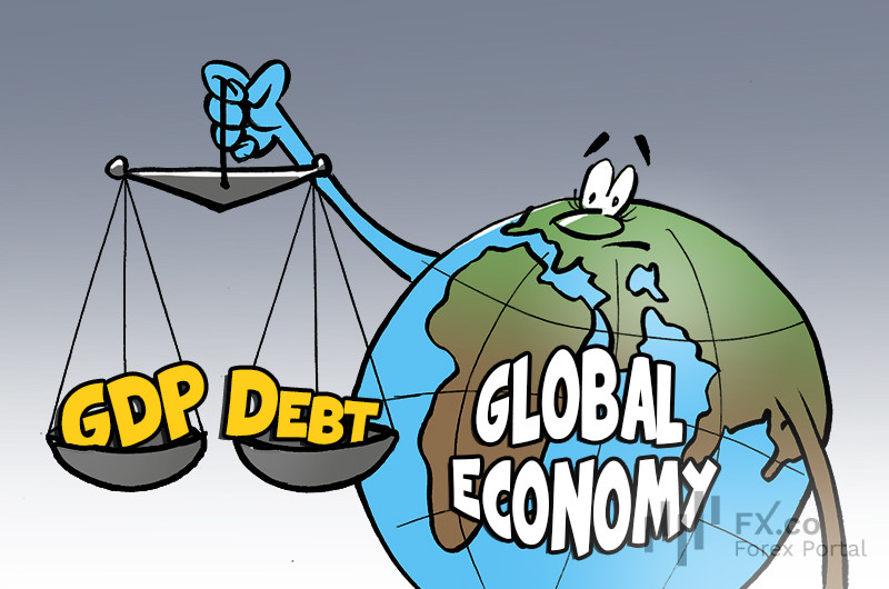 OECD: total volume of sovereign and corporate bond debt equals global GDP
