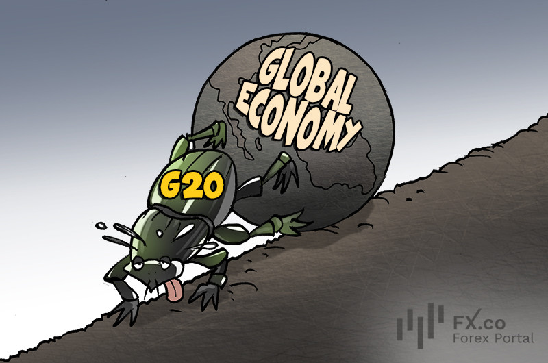 IMF peringatkan bahwa kemerosotan produktivitas di negara-negara berkembang G20 dapat memukul pertumbuhan global