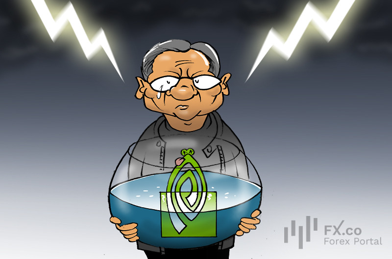 В компании Nvidia беда – она подешевела! Всего три дня – и миллиарды как акула съела!