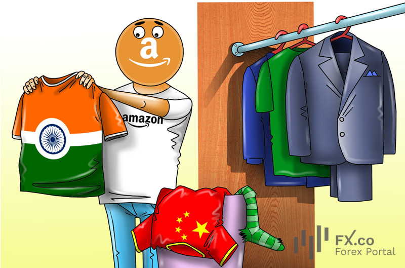 Amazon relocates its business to India