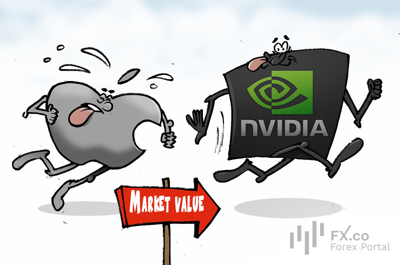 Nvidia outpaces Apple by market value