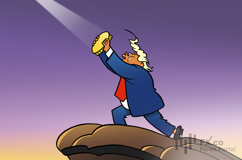 Трамп: свети, как солнце, всем на зависть, моя криптовалюта, моя радость!