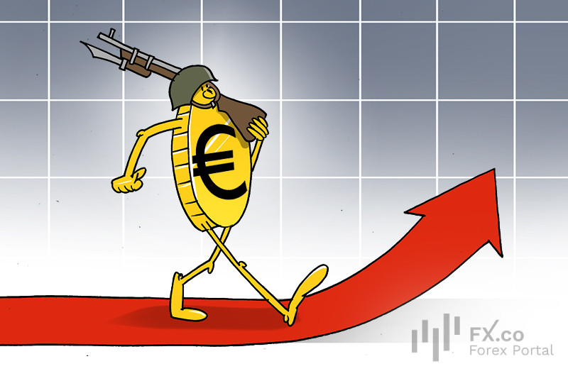 ​¡El euroguerrero está listo para la defensa! En Bruselas llaman a rearmarse y a estar alerta.