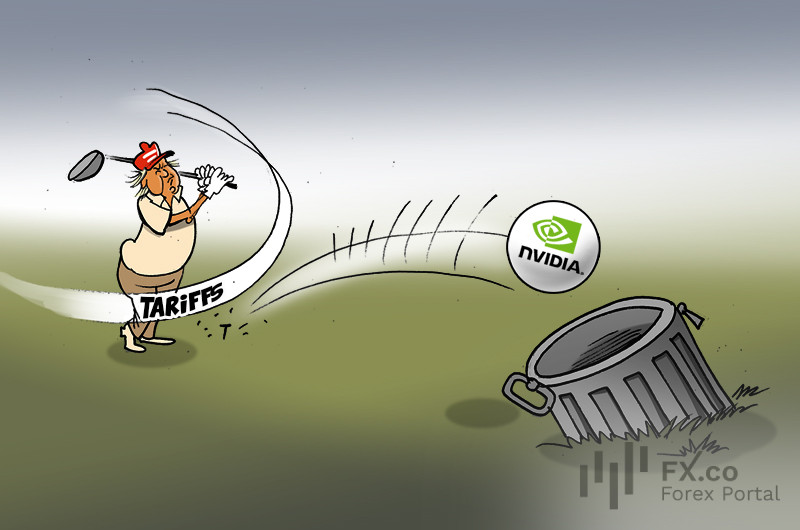 Nvidia v ťažkostiach, keďže Trumpova politika podkopáva dôveru investorov