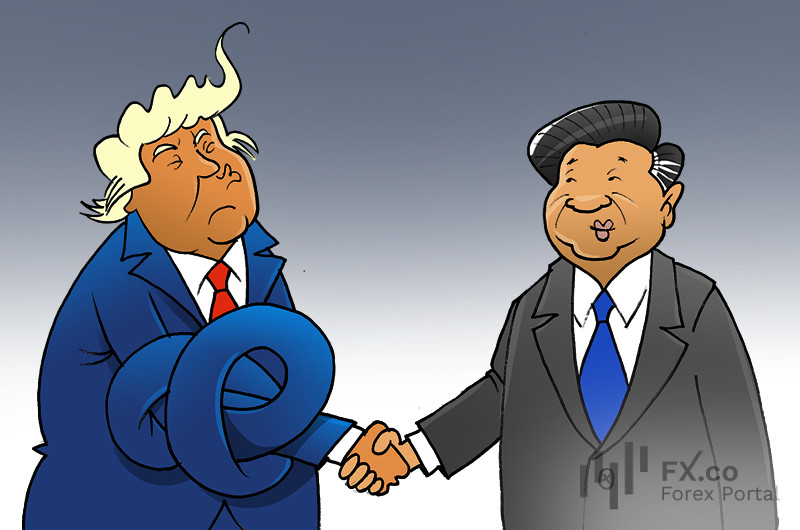 US pushes China to make trade deal