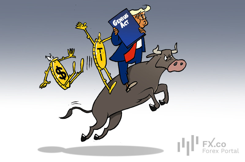 Trump: via libera al disegno di legge sulle stablecoin! L'America diventerà la capitale mondiale delle criptovalute!