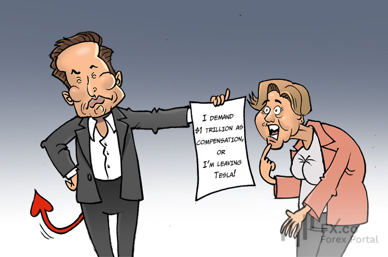 Musk presses for $1 trillion to stay at Tesla