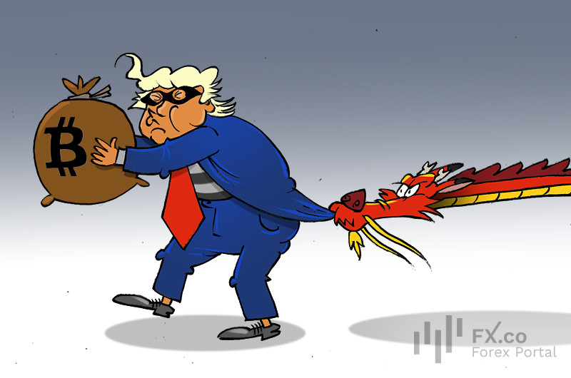 Китай обвинил США в краже криптовалюты на миллиарды