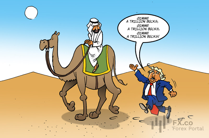 Trump and Saudi Crown Prince sign $1 trillion investment agreement