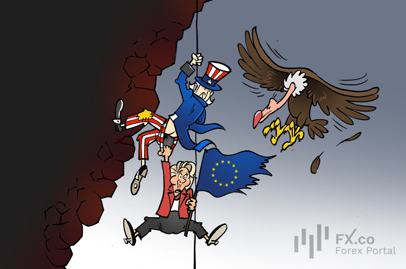 Слабая Европа угрожает стабильности американской экономики