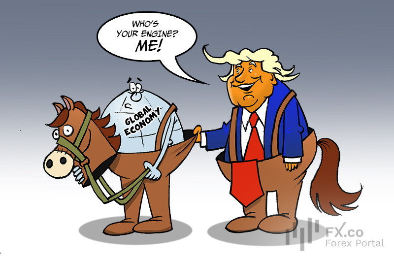 Trump praises US economy in Davos speech