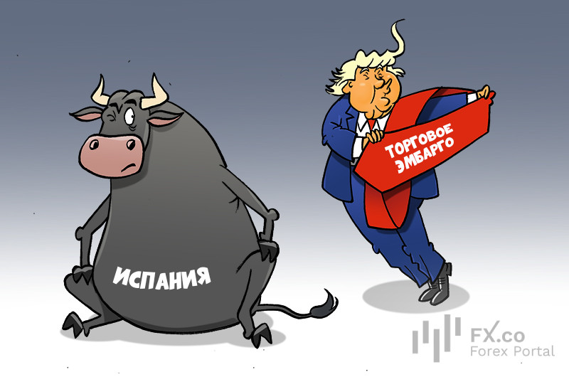 Трамп пригрозил Испании торговым эмбарго