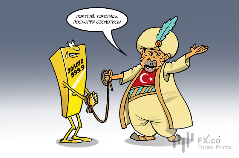 ЦБ Турции подготовил золотые резервы для защиты лиры