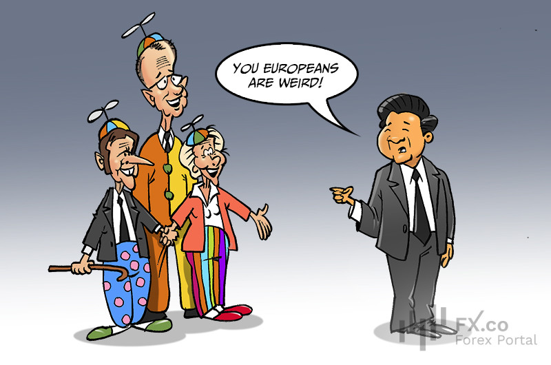 China urges Europe to drop bias on economic issues