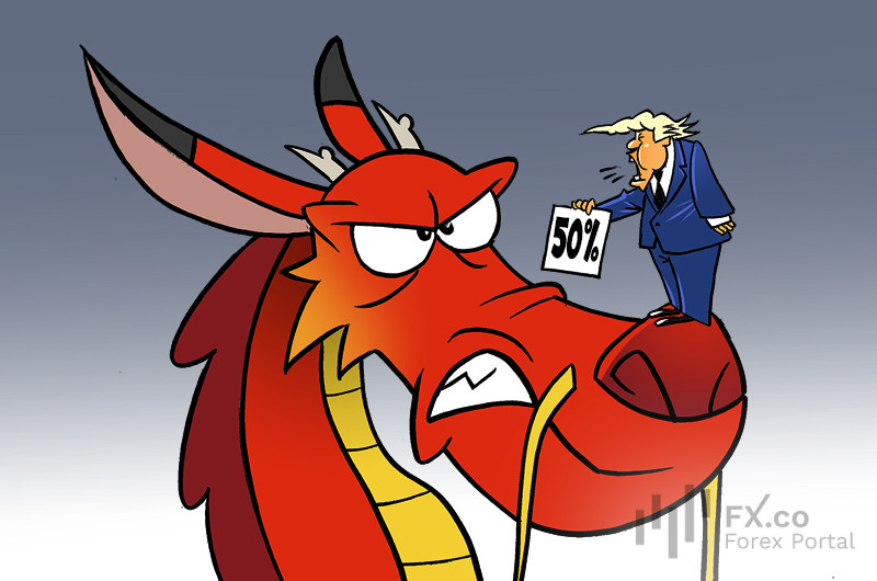 Трамп пригрозил Китаю введением 50% пошлин за помощь Ирану