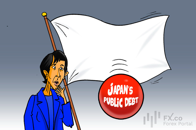 Japan's government debt hits record high