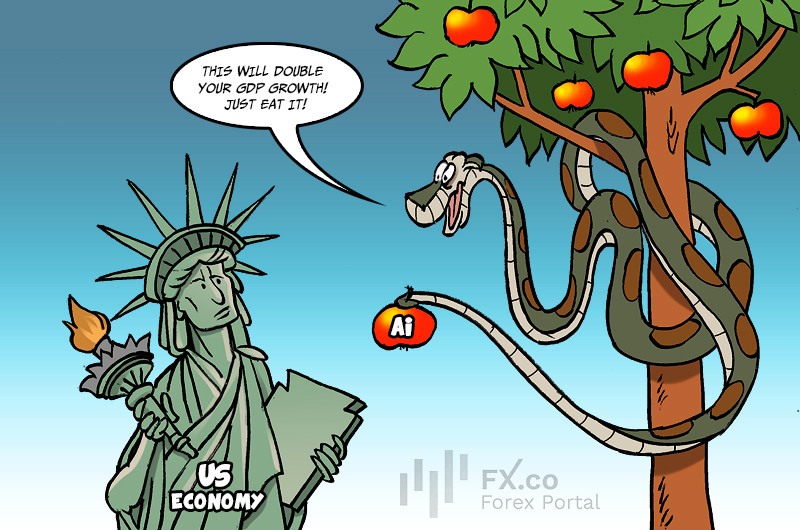 Elon Musk promises to pull US GDP up on servers