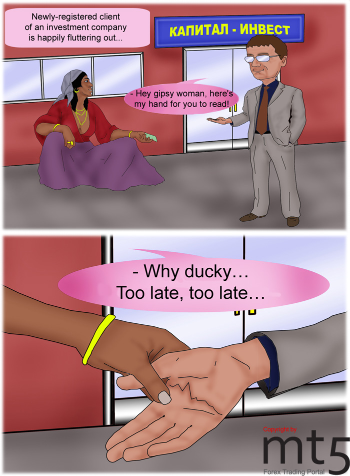 Investor &amp; gipsy woman ...