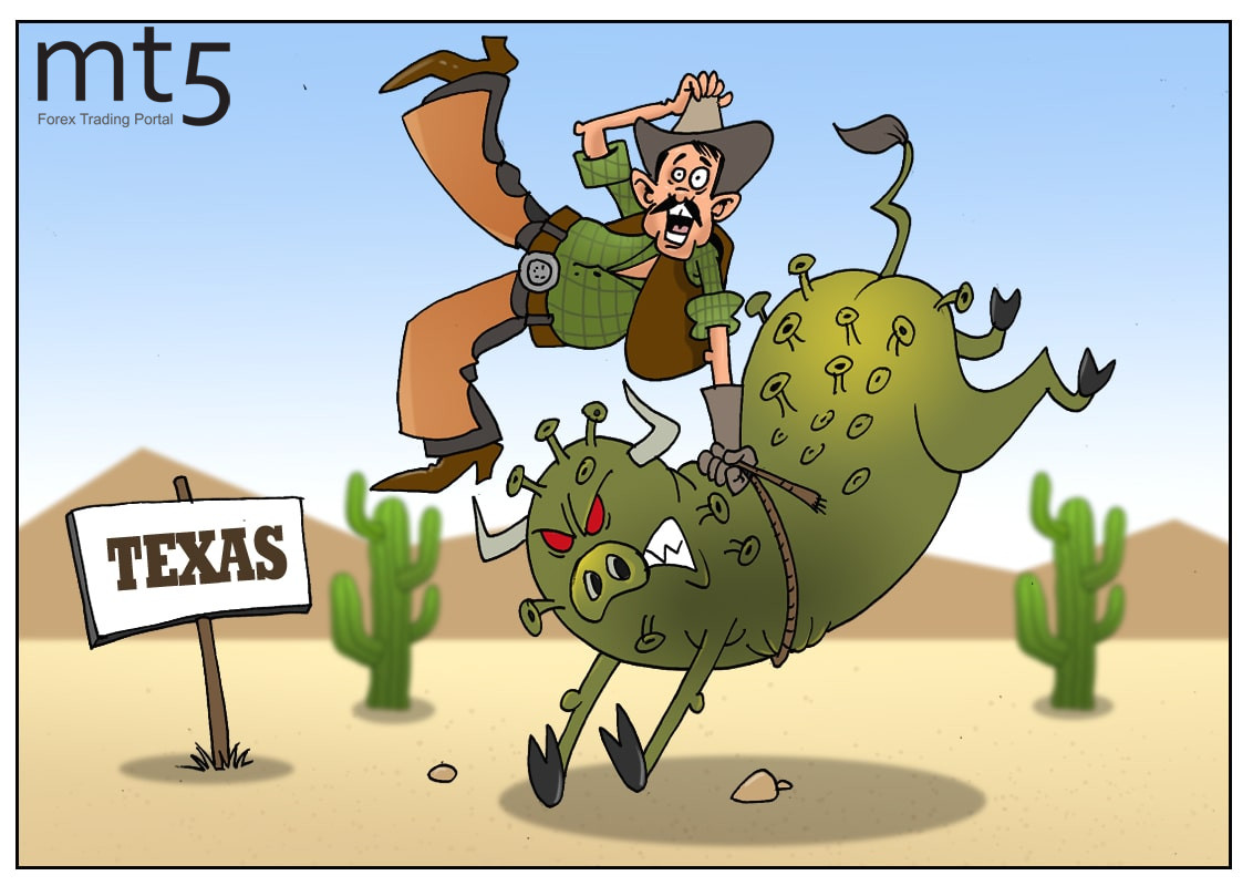 Texas tergelincir ke dalam krisis karena virus korona