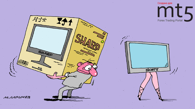 Акции Sharp упали до 40-летнего минимума