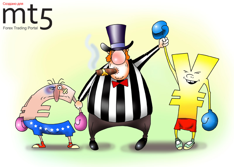 Курс евро к иене опустился до 11-летнего минимума