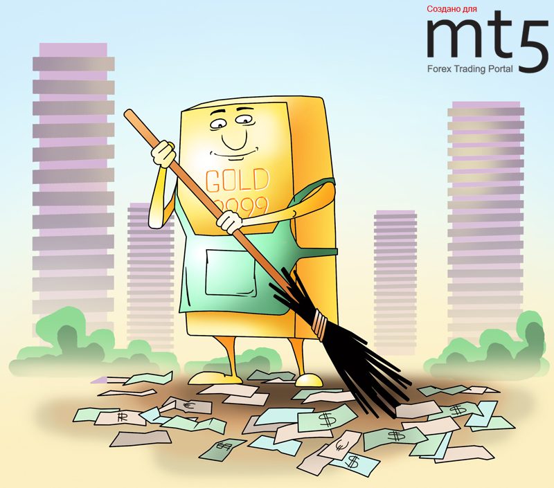 Стоимость унции золота впервые превысила 1600 долларов