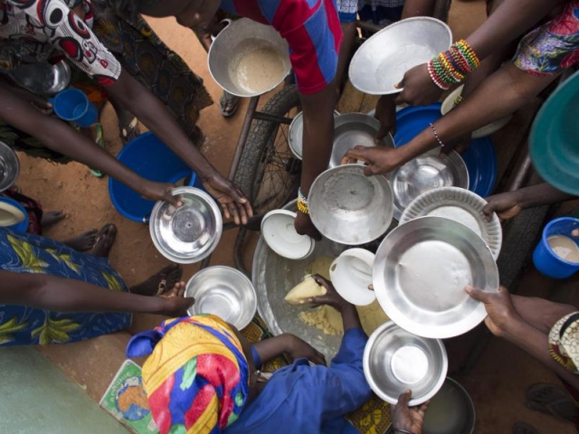 What countries were the most hungry in 2015?