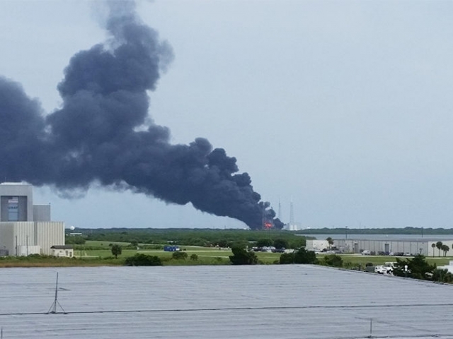 SpaceX rocket explosion took place before the countdown
