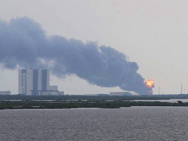 SpaceX rocket explosion took place before the countdown