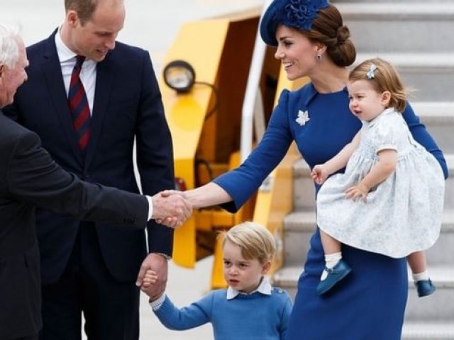 The royals arrive in Canada