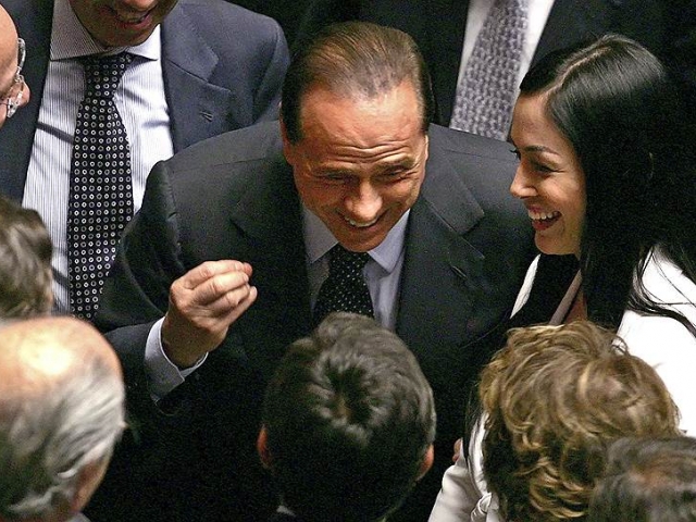 Silvio Berlusconi is celebrating his anniversary