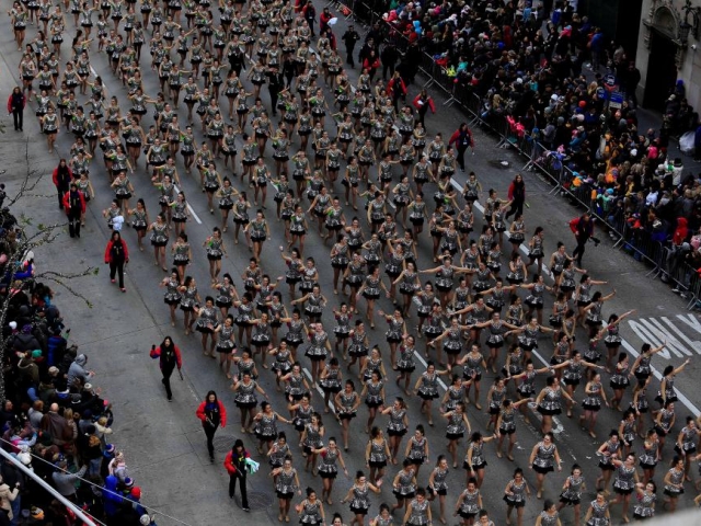 Macy's Thanksgiving Parade: United States celebrate 'turkey day'