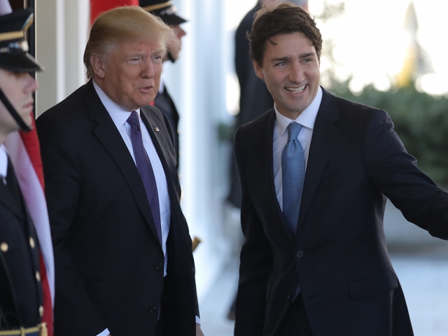 Trump and Trudeau held the first official meeting