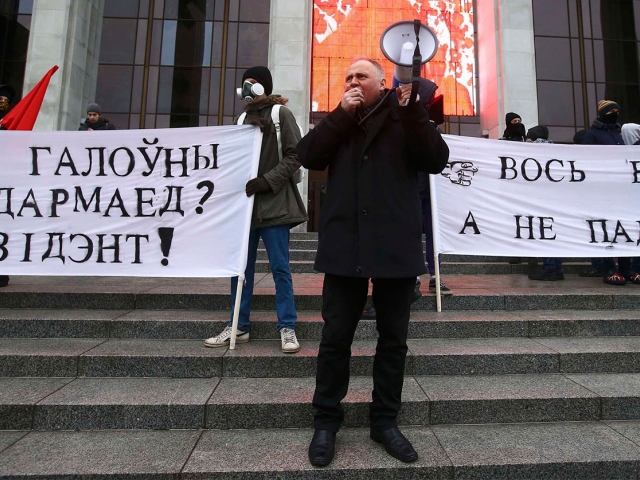 В Минске состоялась масштабная акция протеста