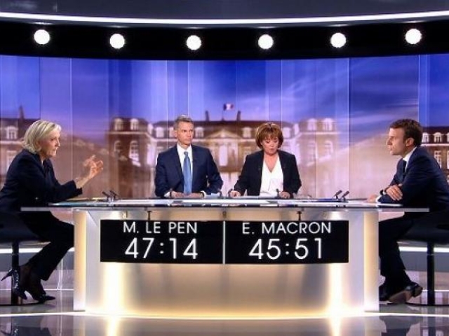 The concluding debate of Le Pen and Emmanuel Macron 