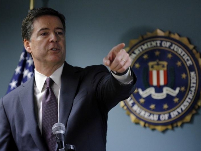 FBI Director James Comey leaves office