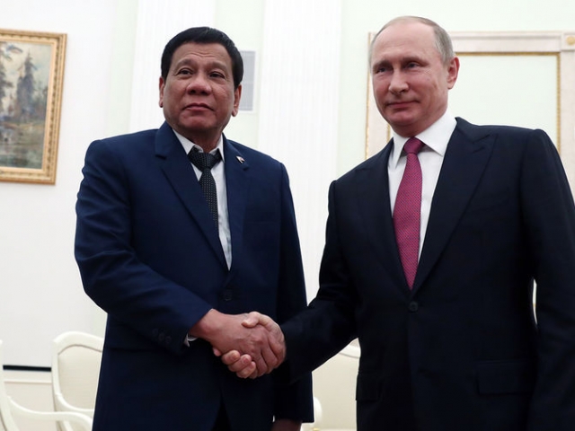 Philippine President Duterte asks Putin for state-of-the-art weapons