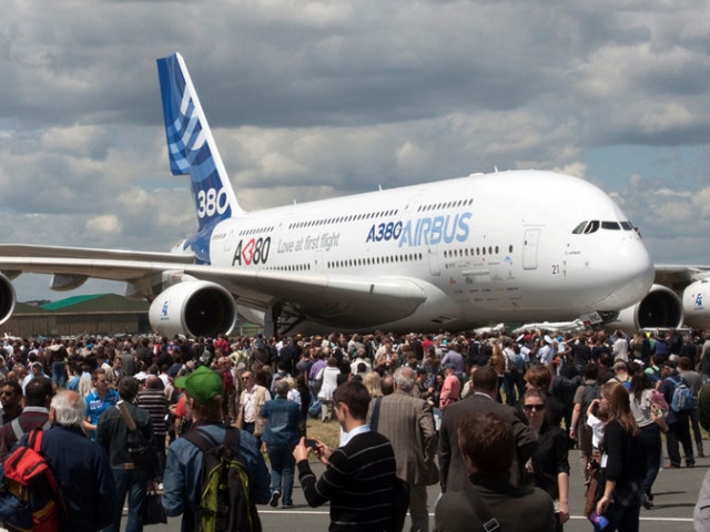 Airbus introduced a new version of the largest passenger aircraft