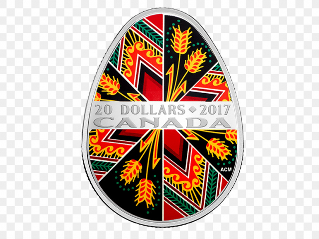 Top-5 pysanka coins of Canada