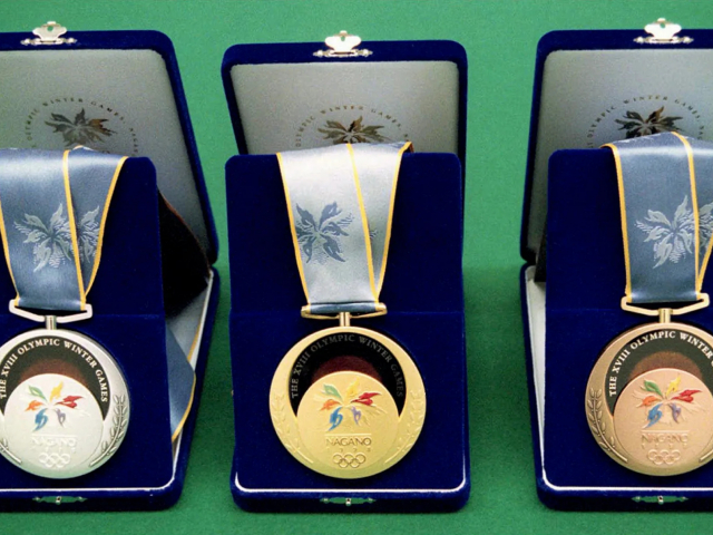 Medalhas olímpicas únicas.