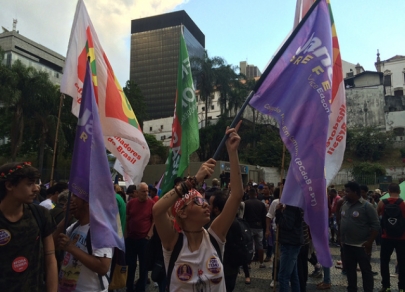 Brazilians rally in support of President Dilma Rousseff