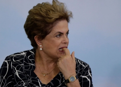 Perhimpunan Brazil untuk menyokong Presiden Dilma Rousseff