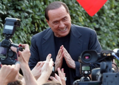 Silvio Berlusconi is celebrating his anniversary