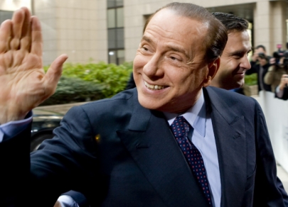 Silvio Berlusconi is celebrating his anniversary