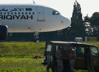 Plane with hostages landed in Malta