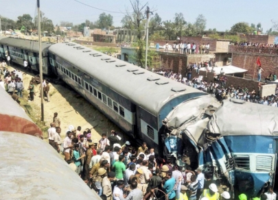 В Индии железнодорожная катастрофа унесла жизни 36 пассажиров