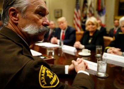 Trump and sheriffs: meeting at the White House